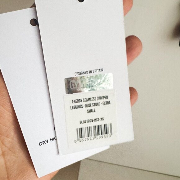 Gymshark Blue Energy Seamless 3/4 Leggings S - Picture 5 of 5